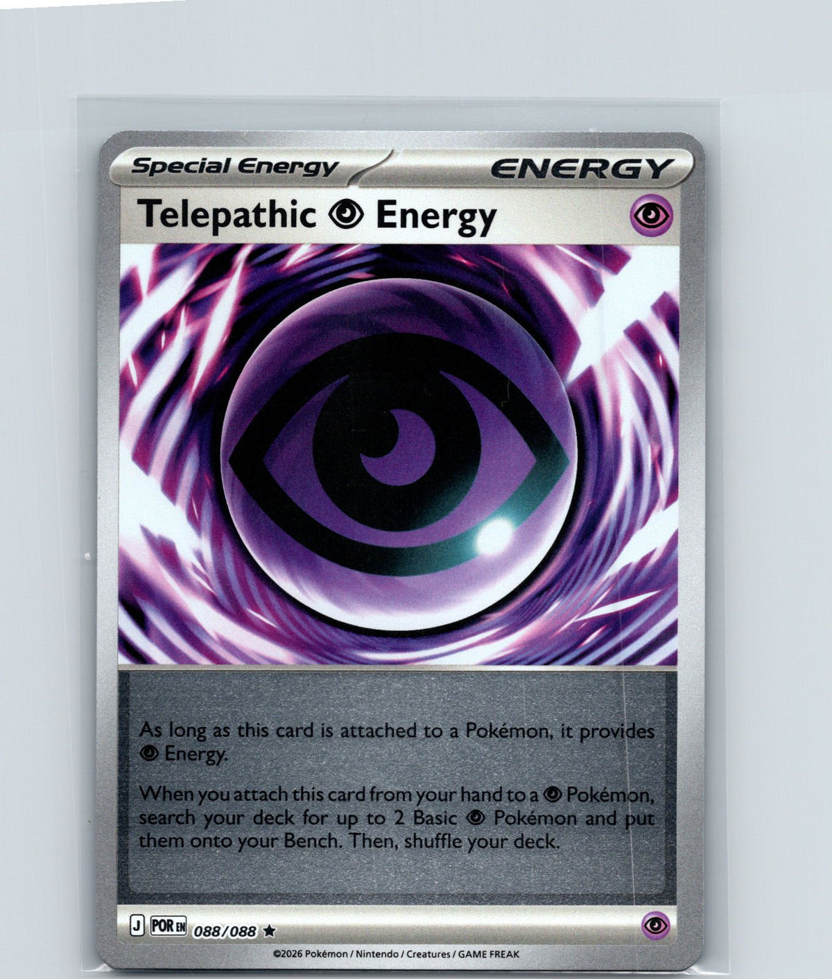 Telepathic Psychic Energy Reverse Holo Rare ME03: Perfect Order 088/088 NM