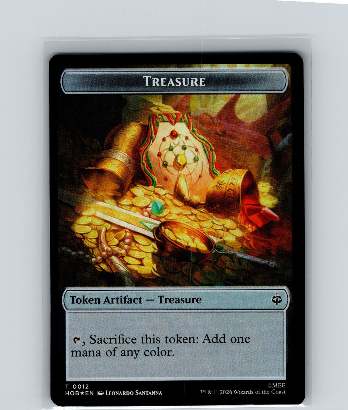 Human Soldier // Treasure (0012) Double-Sided Token Foil T The Hobbit 2 // 12 NM