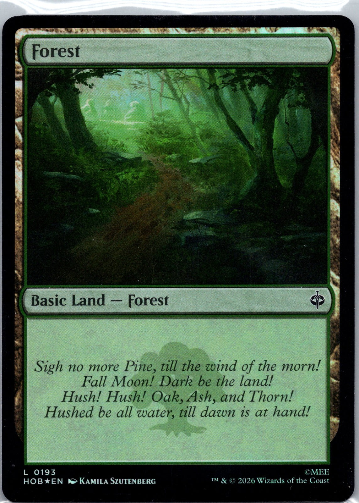 Forest Foil L The Hobbit 193 NM