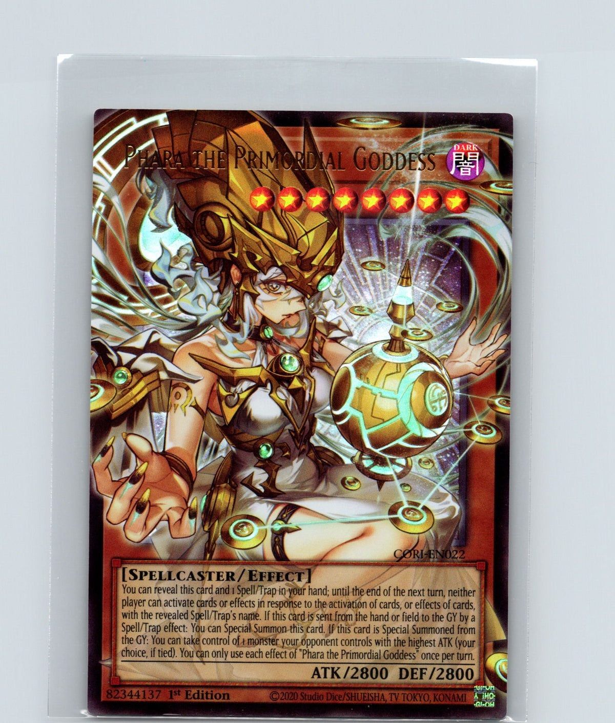 Phara the Primordial Goddess (Extended Art) 1st Edition Ultra Rare CORI-EN022 NM