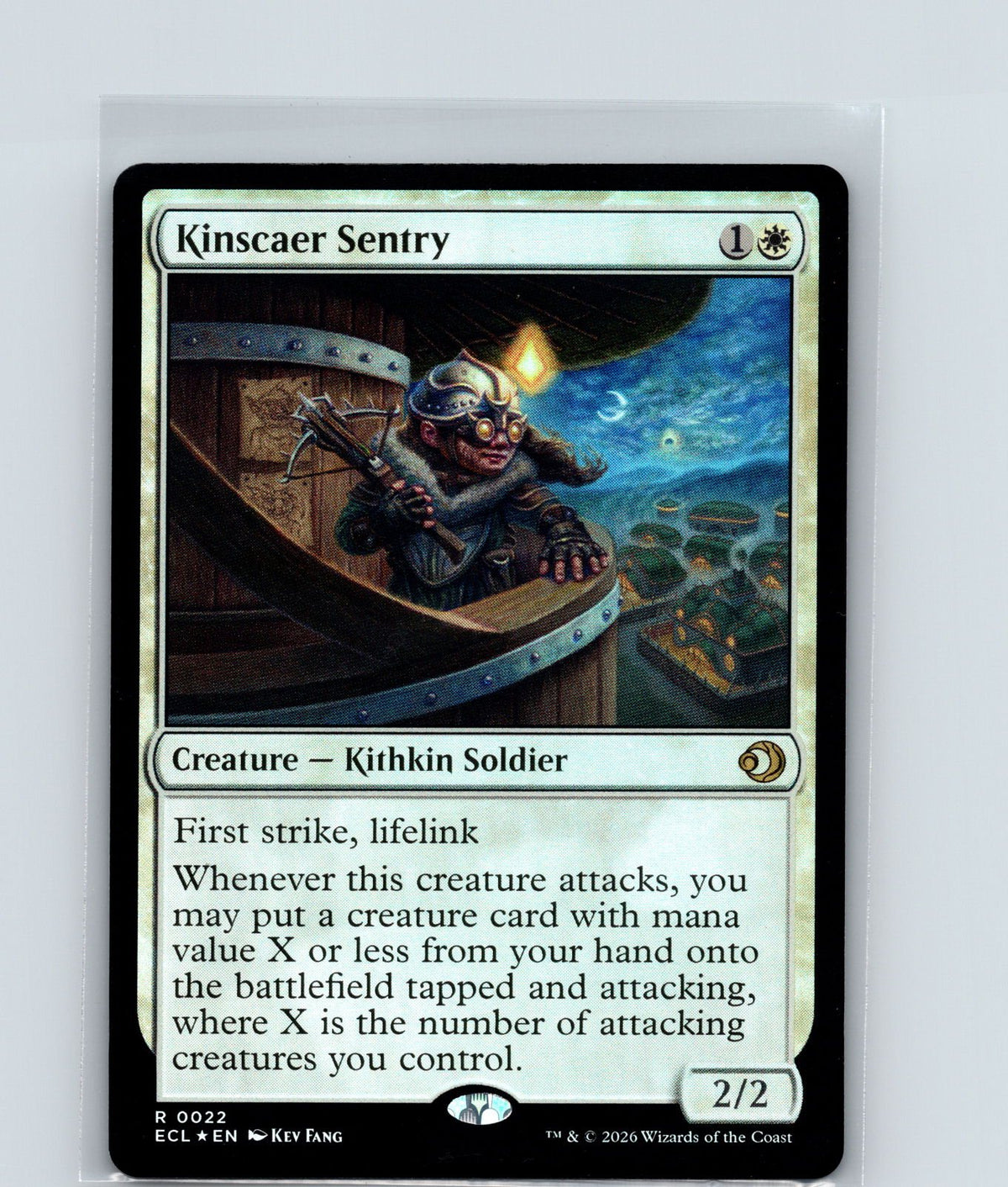 Kinscaer Sentry Foil R Lorwyn Eclipsed 22 NM