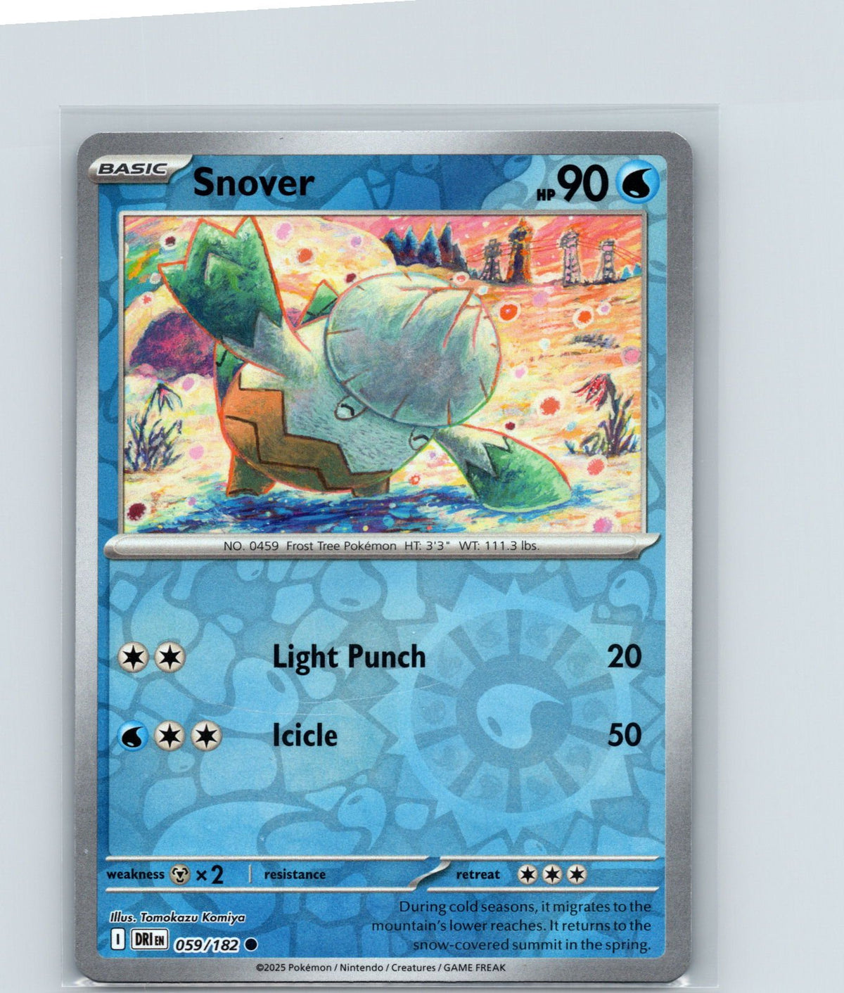 Snover Reverse Holo Common SV10: Destined Rivals 059/182 NM
