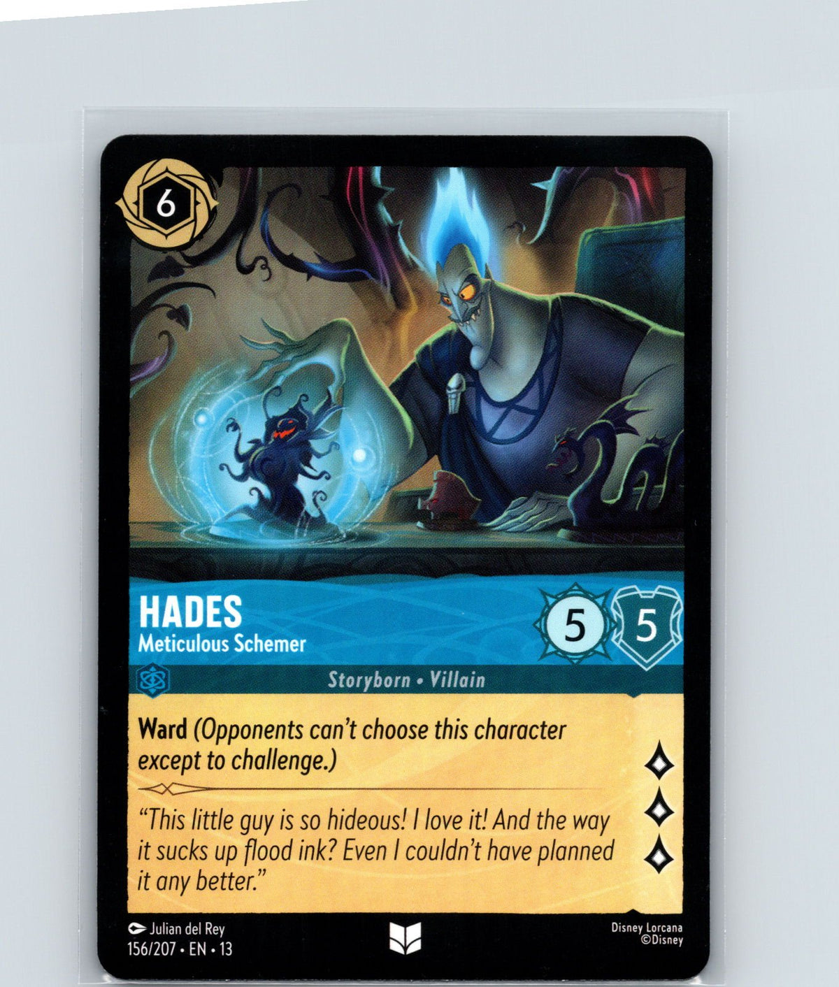 Hades - Meticulous Schemer Uncommon Attack of the Vine! 156/207 NM