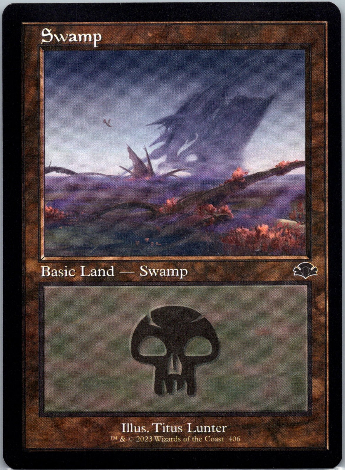 Swamp (Retro Frame) L Dominaria Remastered 406 NM