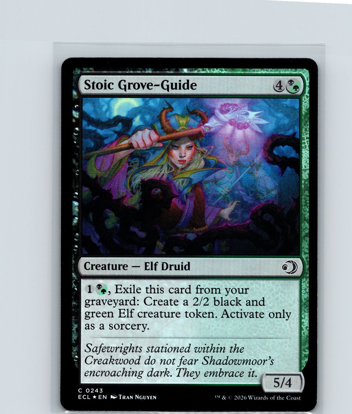 Stoic Grove-Guide Foil C Lorwyn Eclipsed 243 NM
