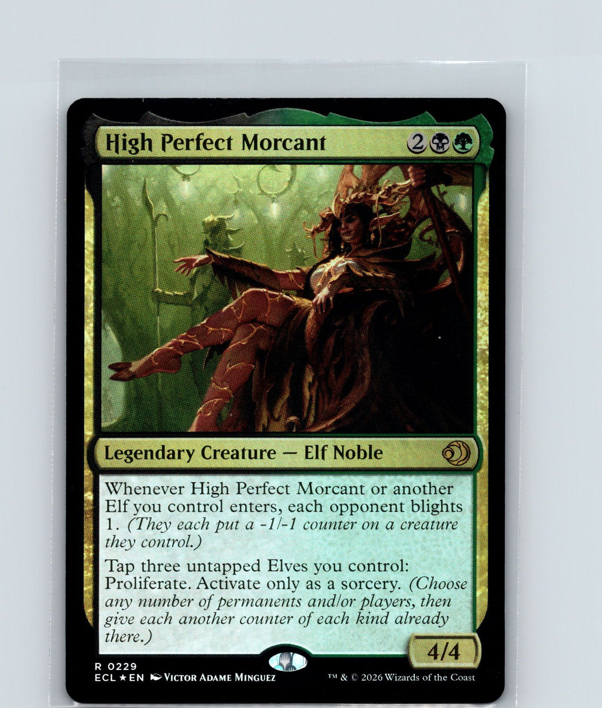 High Perfect Morcant Foil R Lorwyn Eclipsed 229 NM