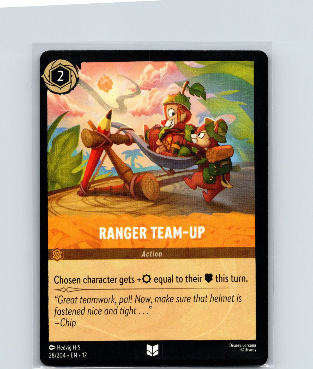 Ranger Team-Up Uncommon Wilds Unknown 28/204 NM
