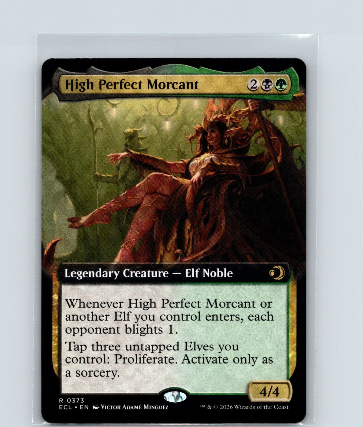 High Perfect Morcant (Extended Art) R Lorwyn Eclipsed 373 NM