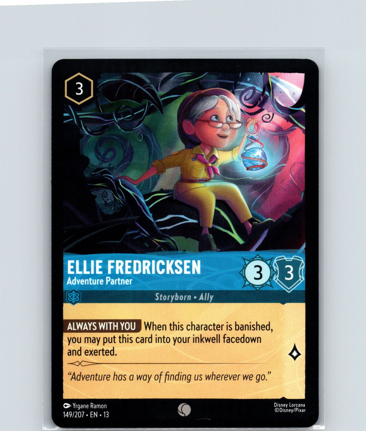 Ellie Fredricksen - Adventure Partner Common Attack of the Vine! 149/207 NM