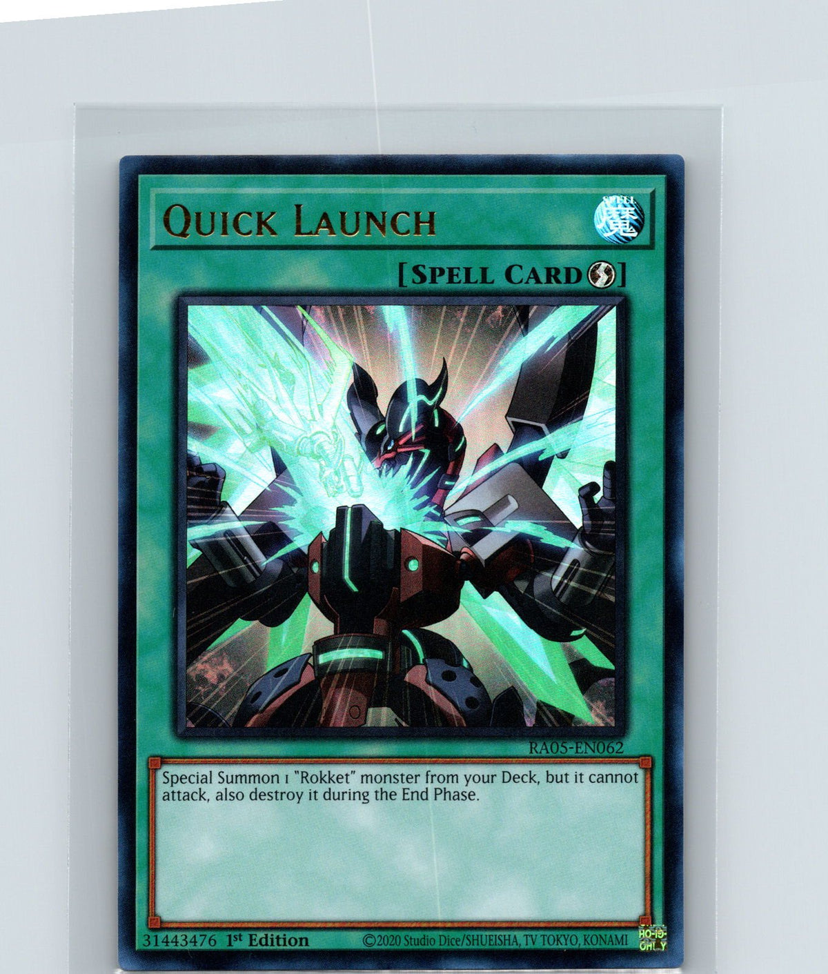 Quick Launch 1st Edition Ultra Rare Rarity Collection 5 RA05-EN062 NM