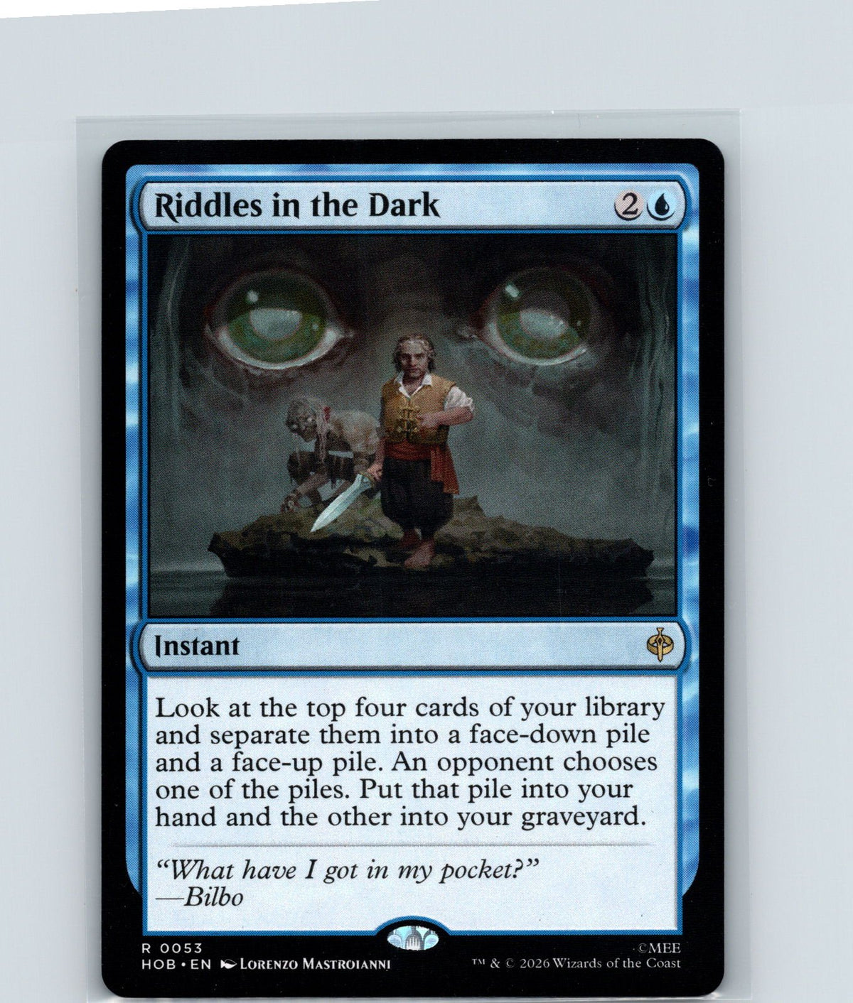 Riddles in the Dark R The Hobbit 53 NM