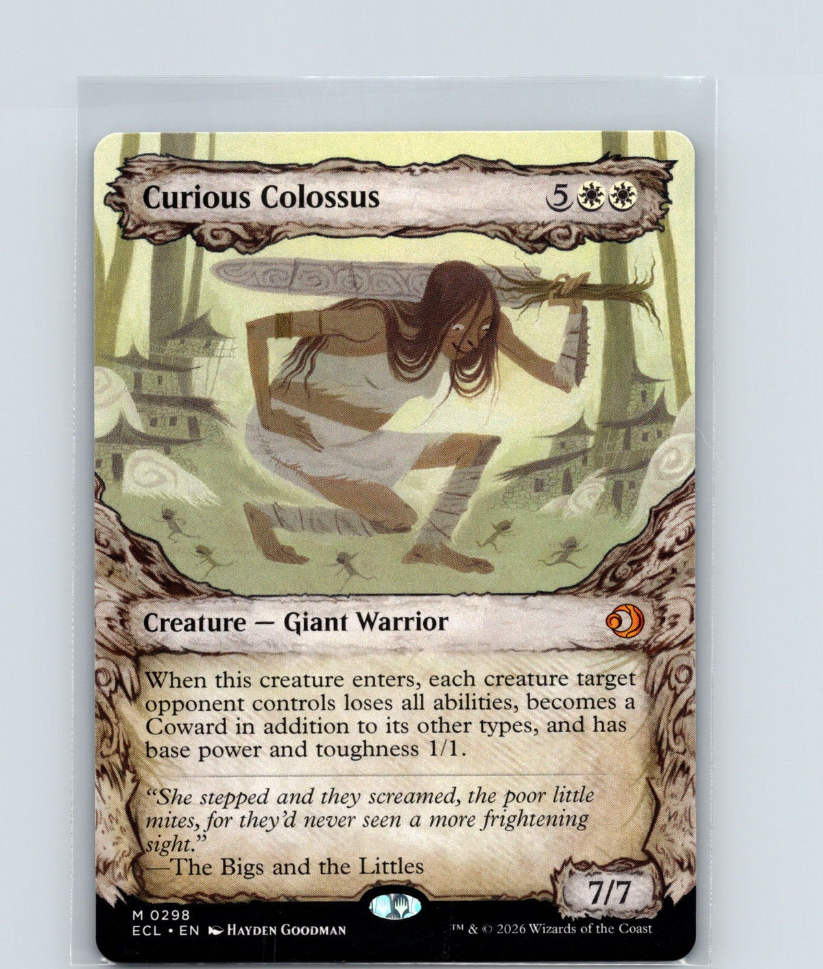Curious Colossus (Showcase) M Lorwyn Eclipsed 298 NM