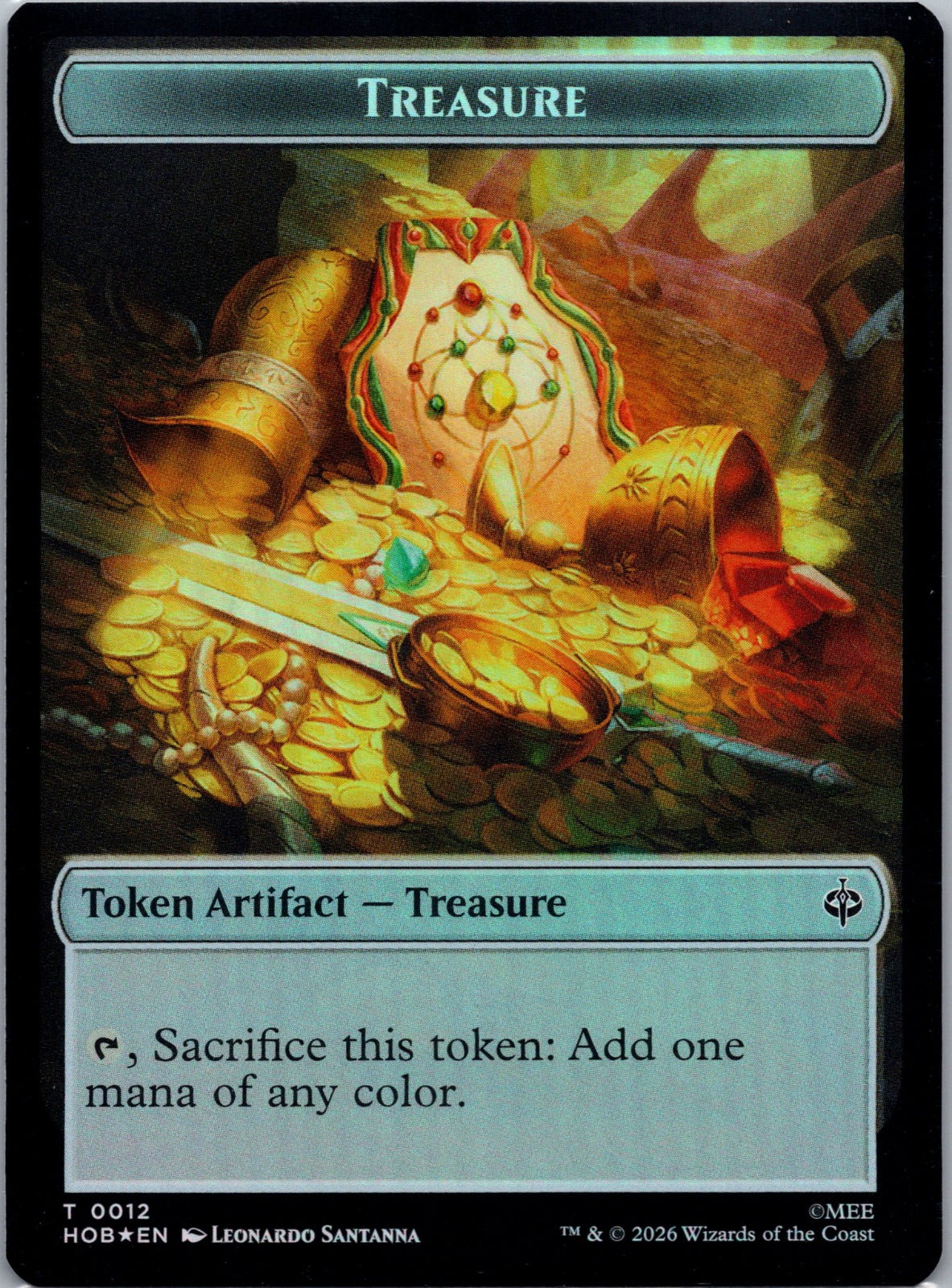 Goblin Army (0003) // Treasure Double-Sided Token Foil T The Hobbit 3 // 12 NM