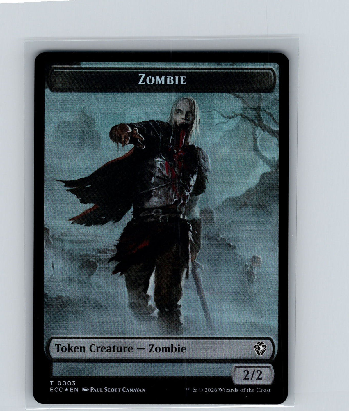 Zombie // Snake Double-Sided Token Foil T Commander: Lorwyn Eclipsed 3 // 8 NM