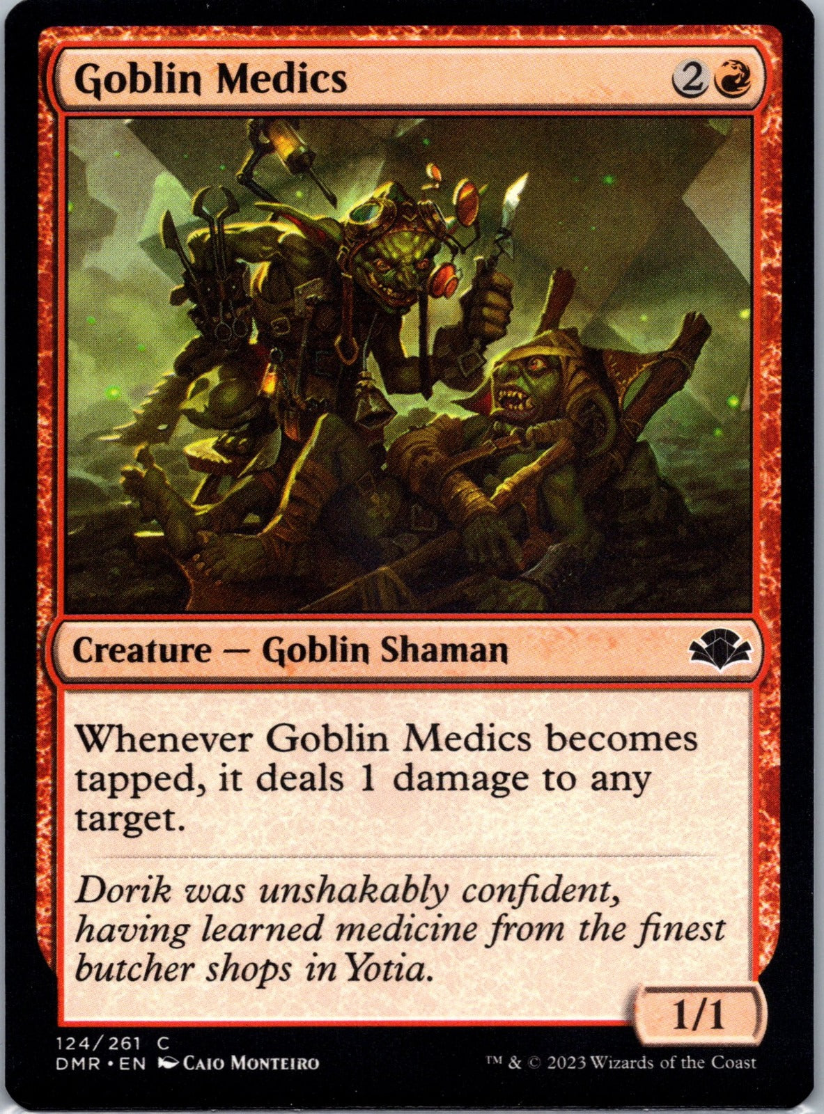 Goblin Medics C Dominaria Remastered 124 NM