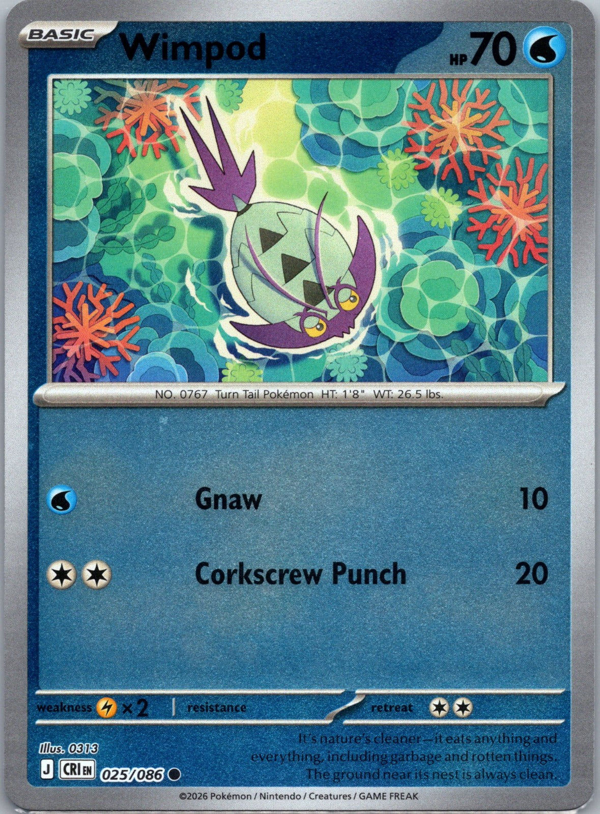 Wimpod Common ME04: Chaos Rising 025/086 NM