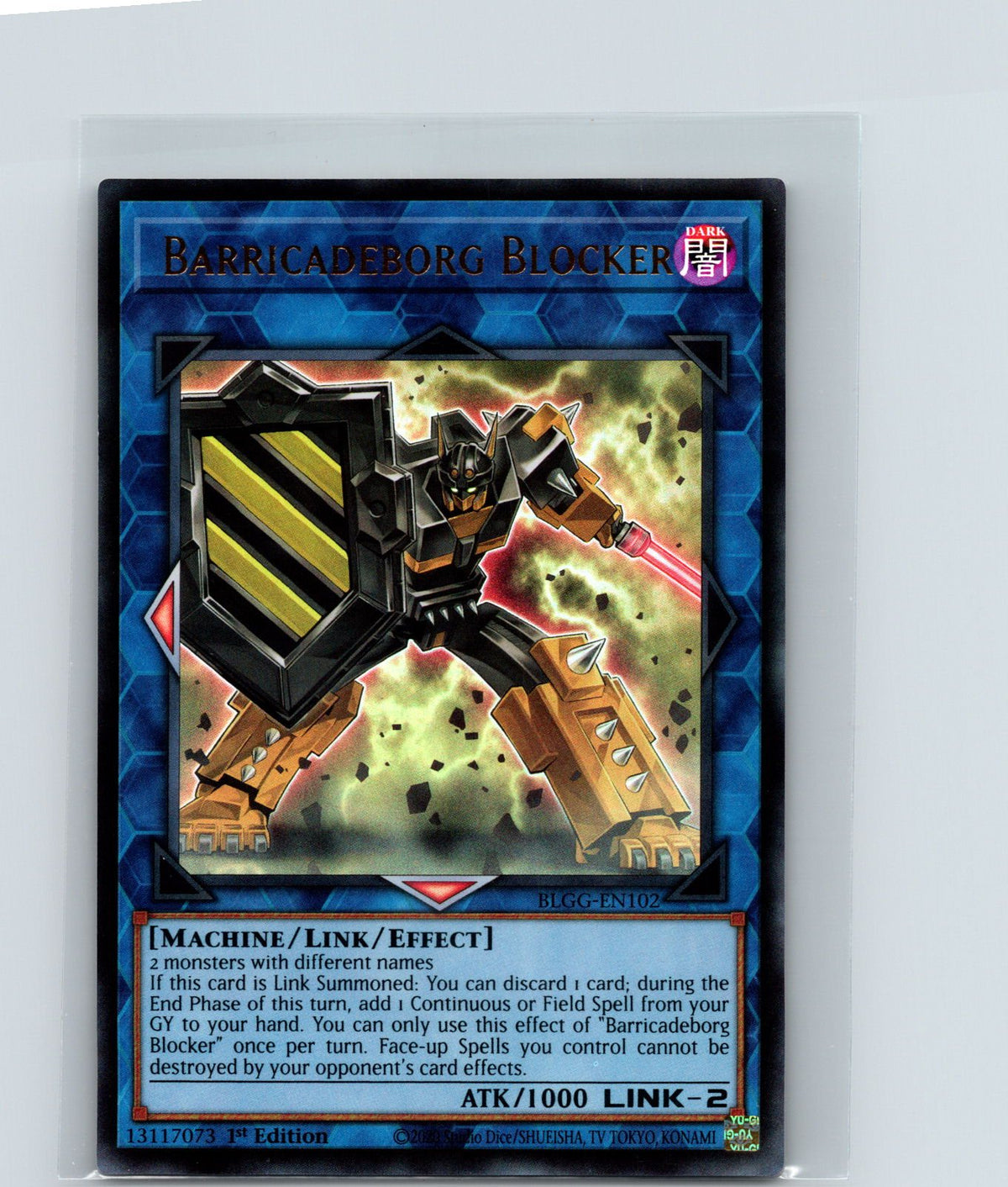 Barricadeborg Blocker 1st Edition Ultra Rare BLGG-EN102 NM