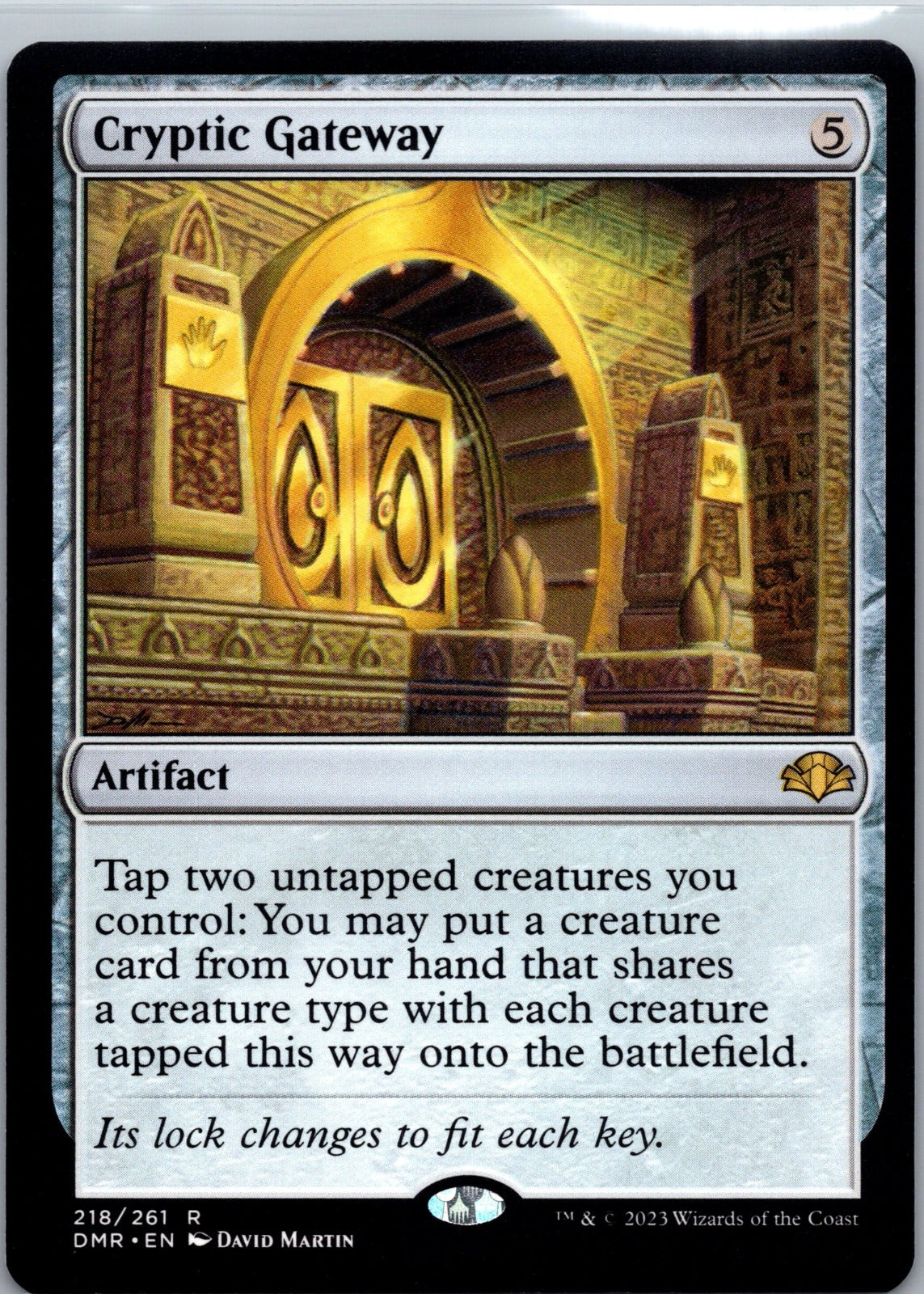 Cryptic Gateway R Dominaria Remastered 218 NM
