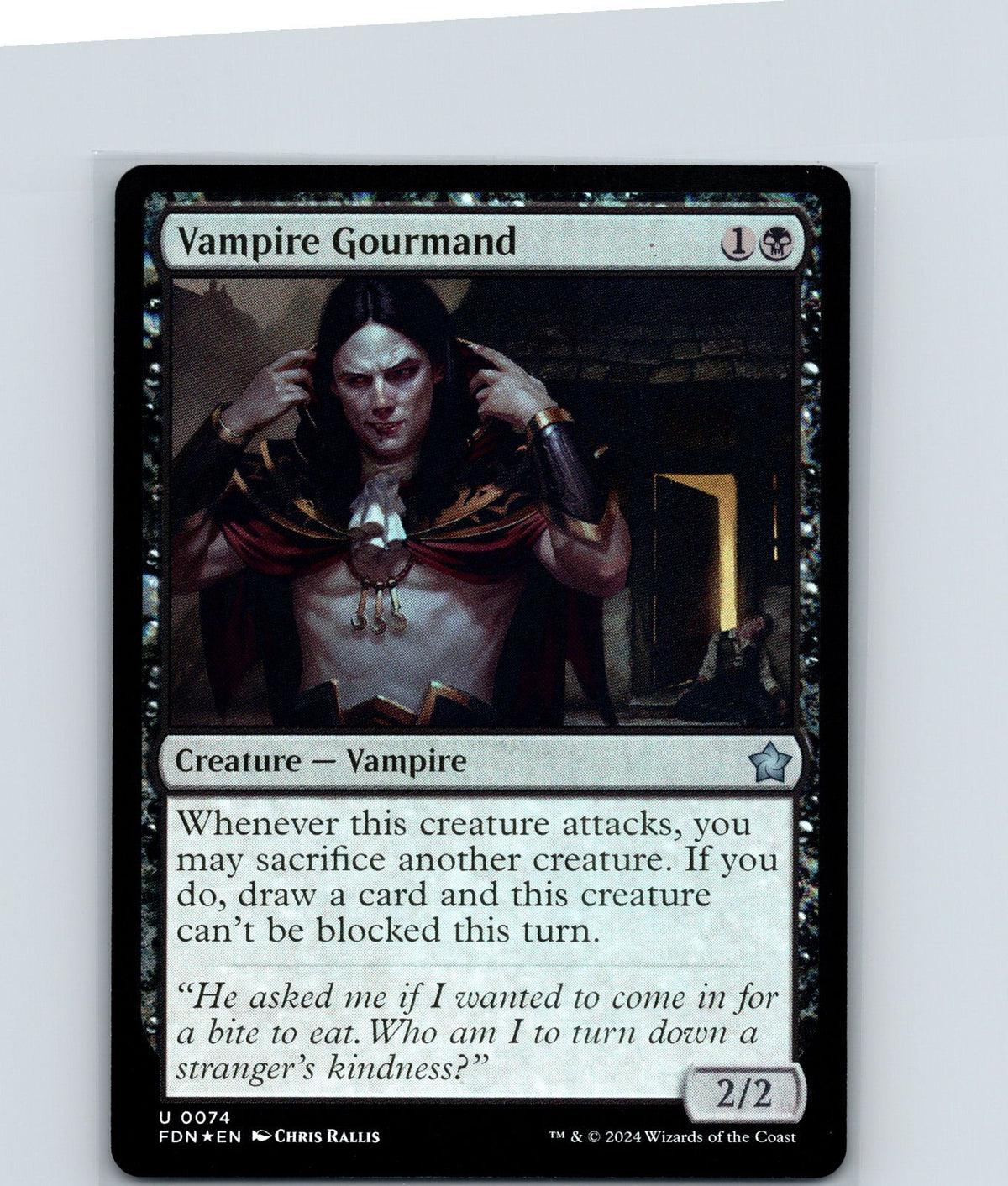 Vampire Gourmand Foil U Foundations 74 NM