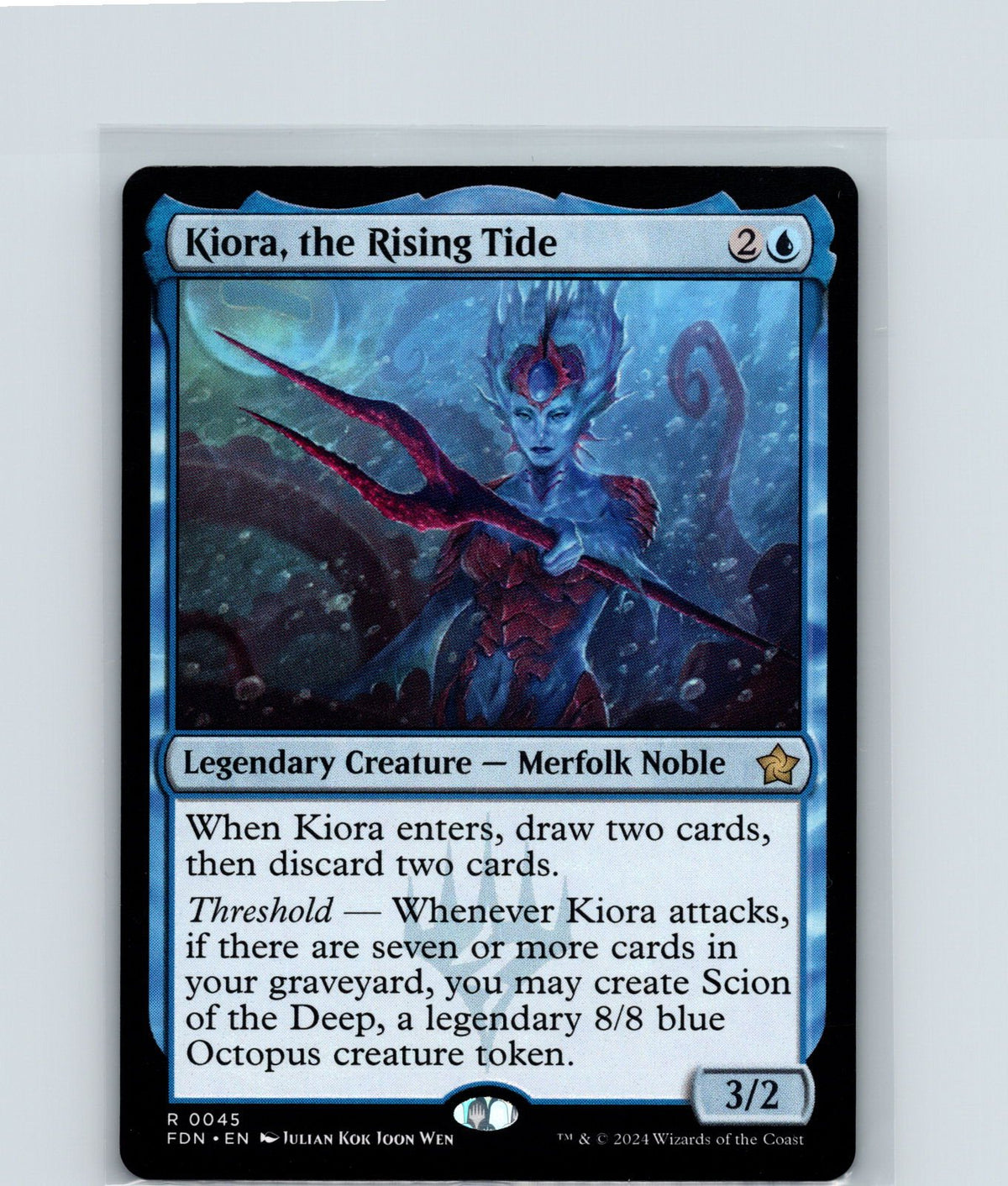 Kiora, the Rising Tide R Foundations 45 NM