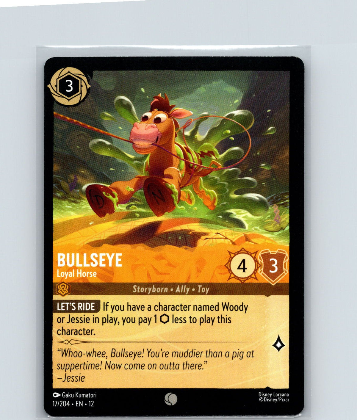 Bullseye - Loyal Horse Common Wilds Unknown 17/204 NM