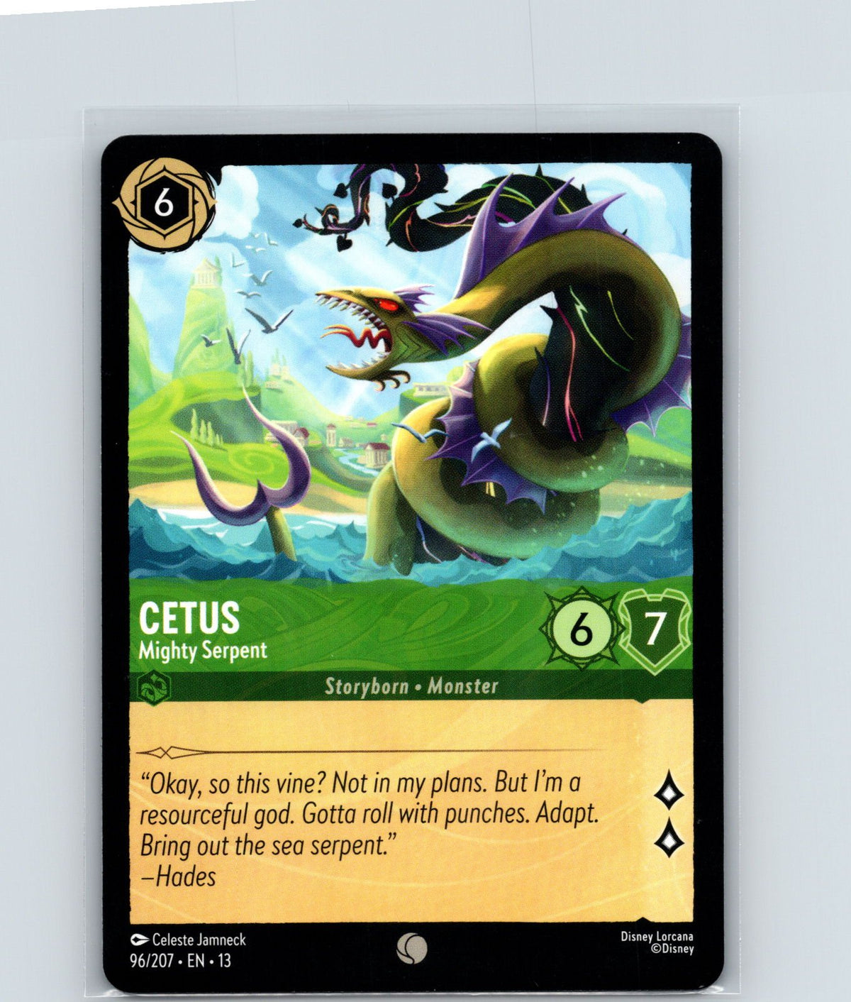 Cetus - Mighty Serpent Common Attack of the Vine! 96/207 NM