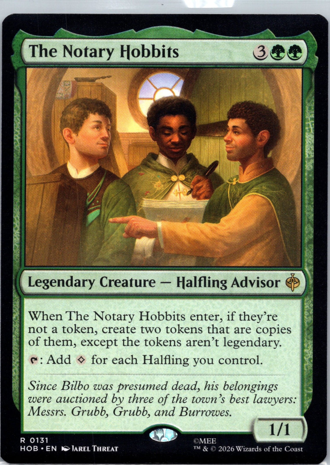 The Notary Hobbits R The Hobbit 131 NM