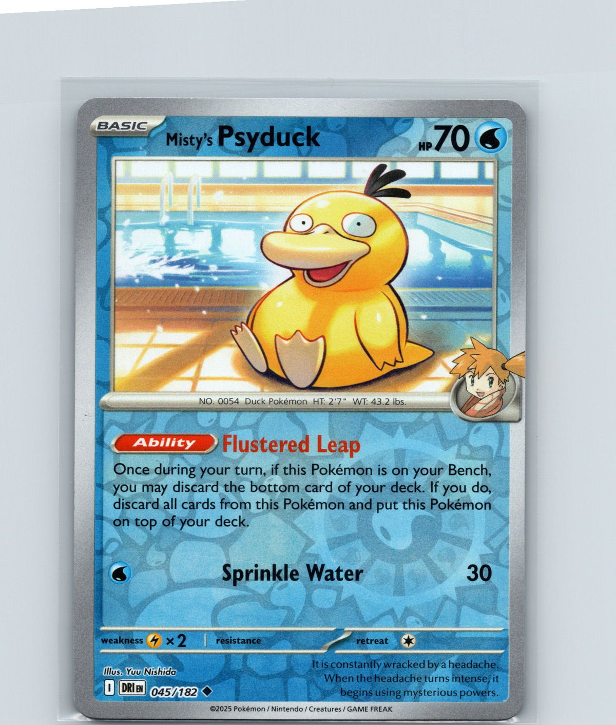 Misty's Psyduck Uncommon SV10: Destined Rivals 045/182 NM
