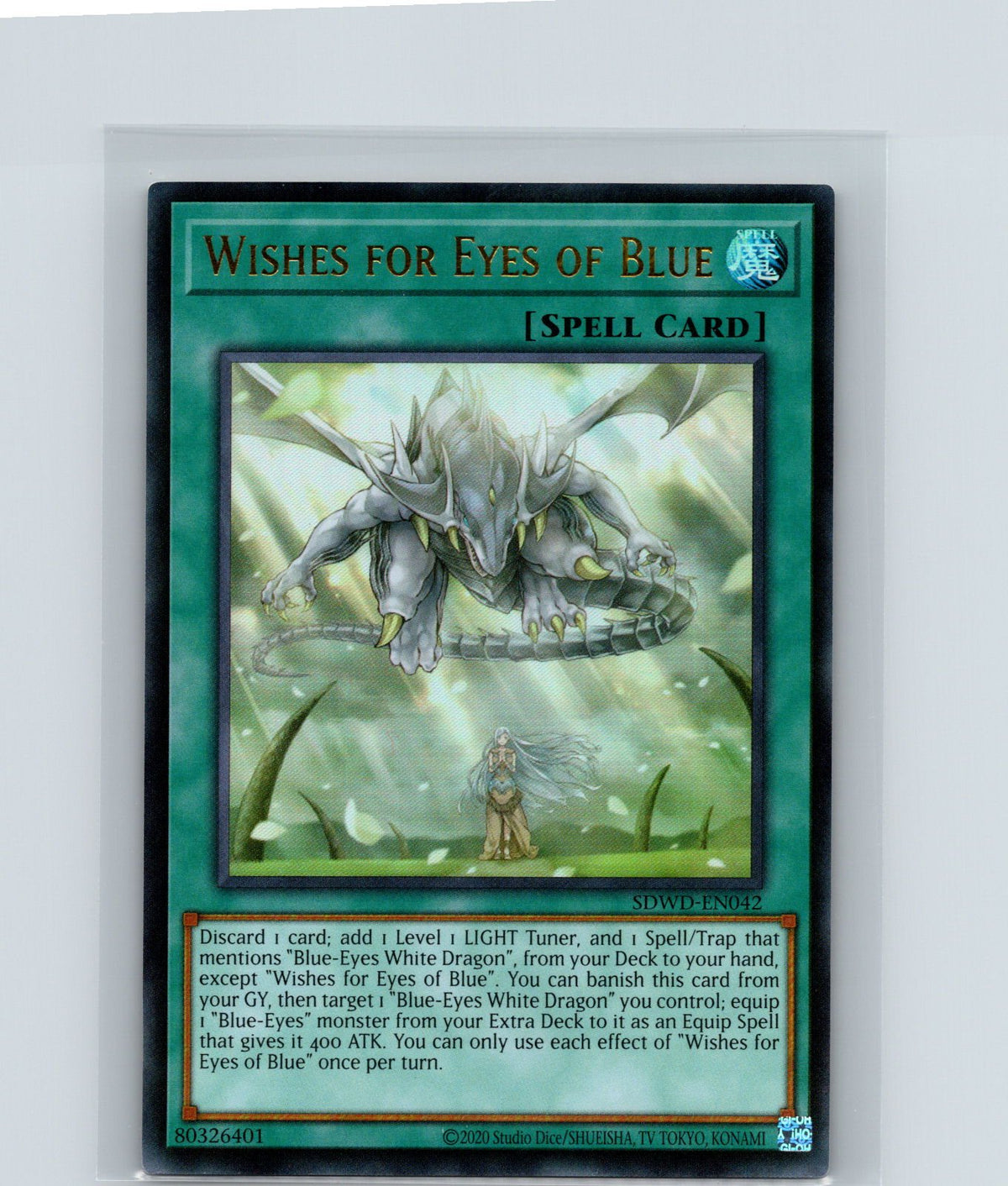 Wishes for Eyes of Blue Unlimited Ultra Rare SDWD-EN042 NM