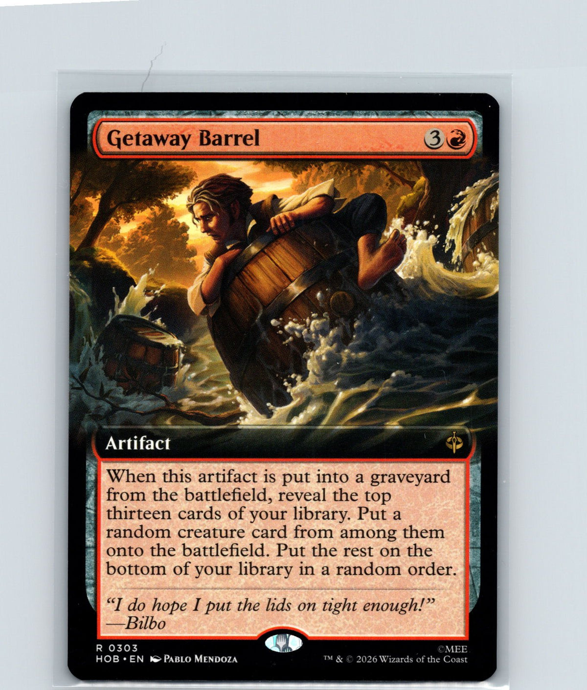 Getaway Barrel (Extended Art) R The Hobbit 303 NM