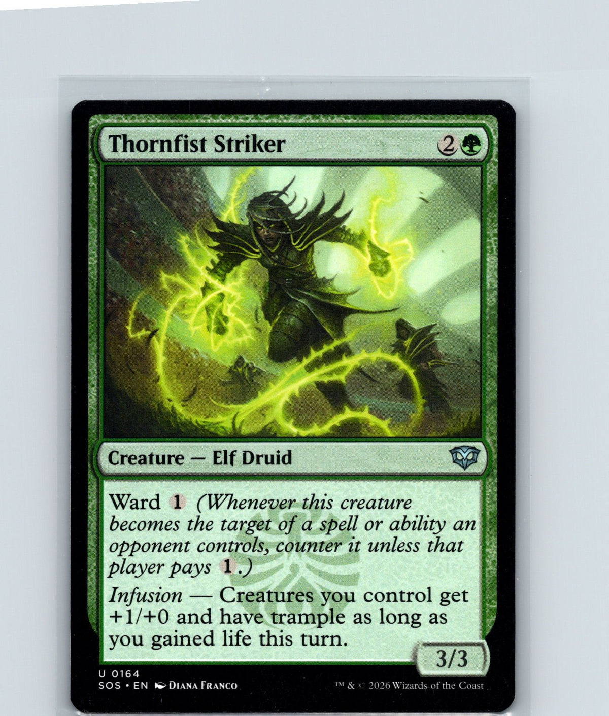 Thornfist Striker U Secrets of Strixhaven 164 NM