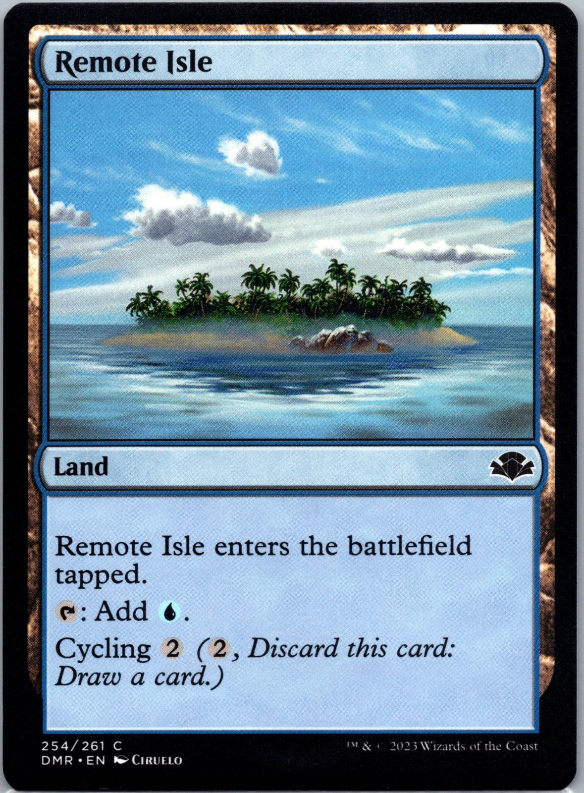 Remote Isle C Dominaria Remastered 254 NM