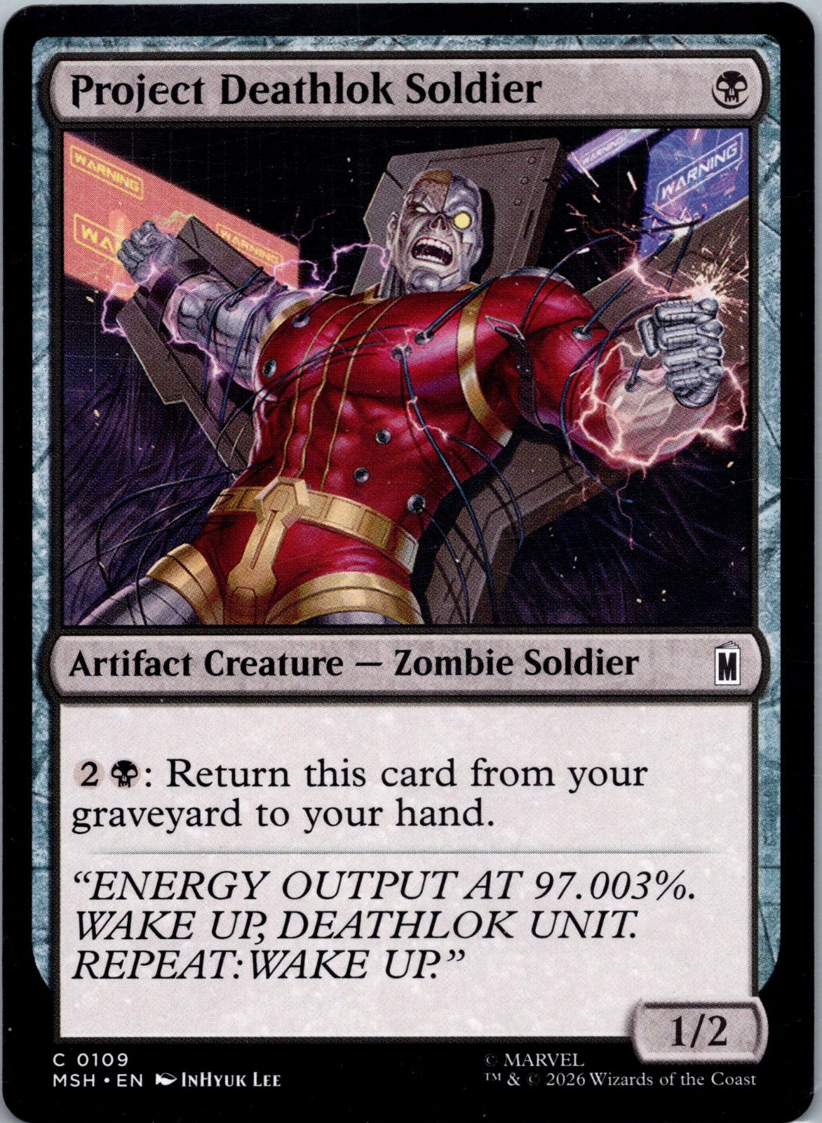 Project Deathlok Soldier C Marvel Super Heroes 109 NM