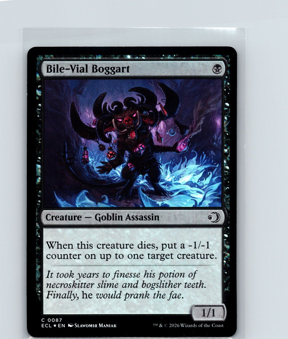 Bile-Vial Boggart Foil C Lorwyn Eclipsed 87 NM