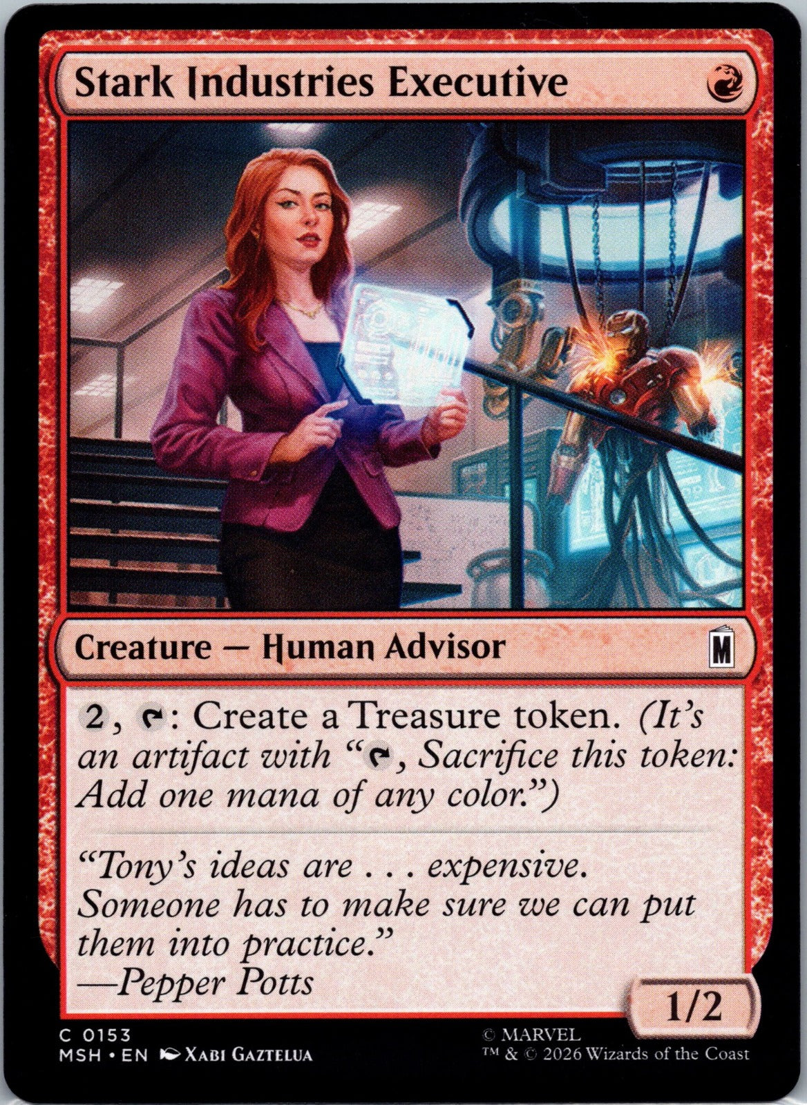 Stark Industries Executive C Marvel Super Heroes 153 NM