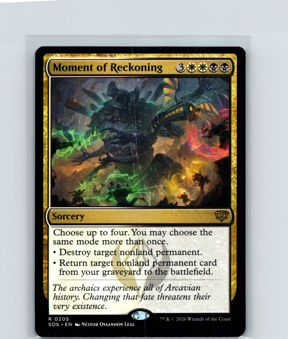 Moment of Reckoning R Secrets of Strixhaven 205 NM