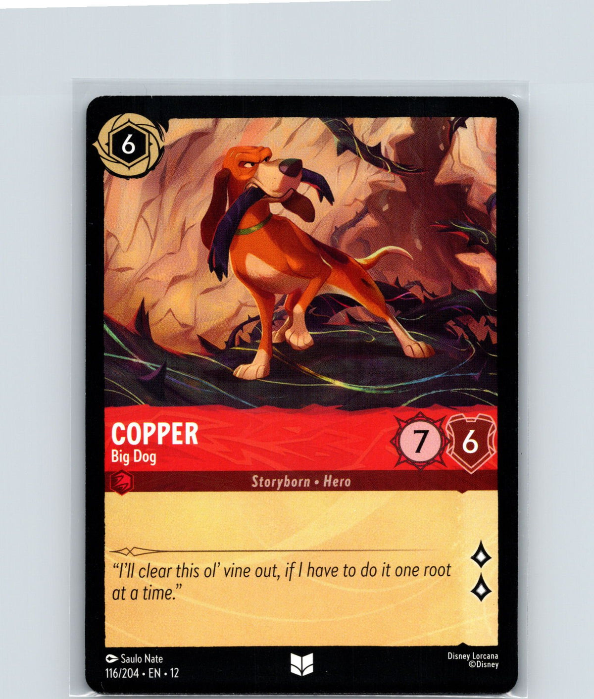 Copper - Big Dog Uncommon Wilds Unknown 116/204 NM
