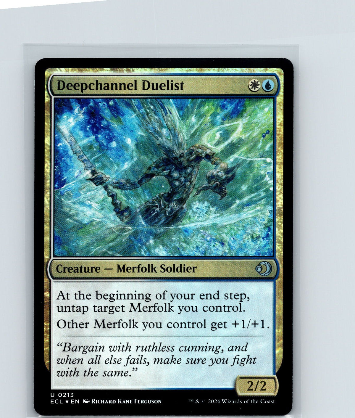 Deepchannel Duelist Foil U Lorwyn Eclipsed 213 NM