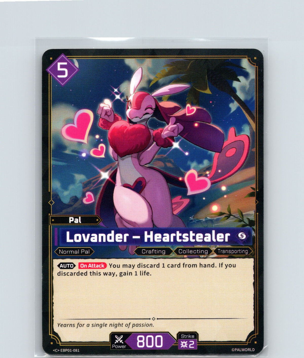 Lovander - Heartstealer Common BP01: Dawn of Palpagos EBP01-081 NM