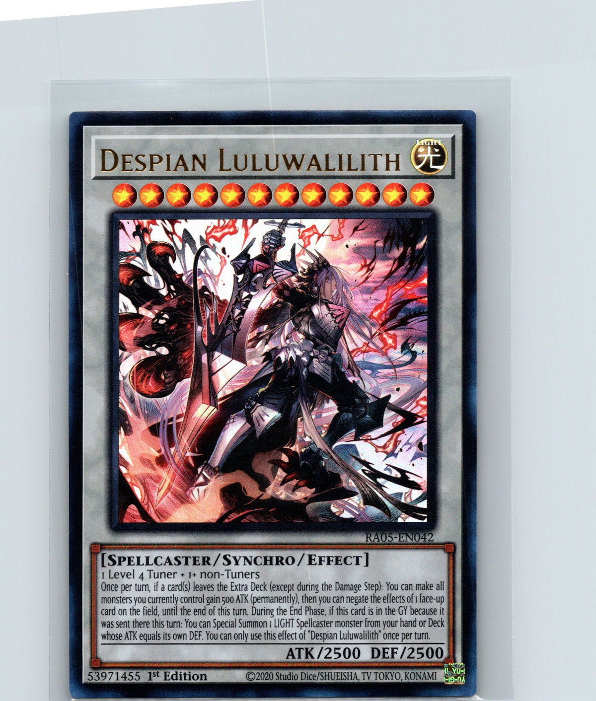 Despian Luluwalilith 1st Edition Ultra Rare Rarity Collection 5 RA05-EN042 NM