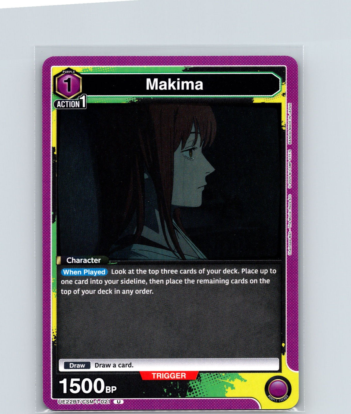 Makima (021) Uncommon UE22BT: CHAINSAW MAN UE22BT/CSM-1-021 NM