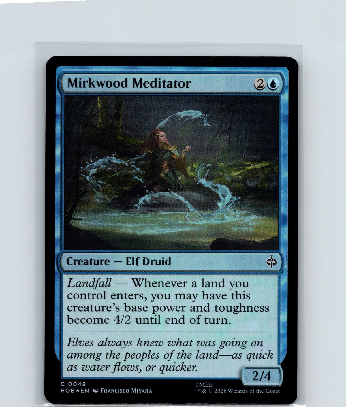 Mirkwood Meditator Foil C The Hobbit 48 NM