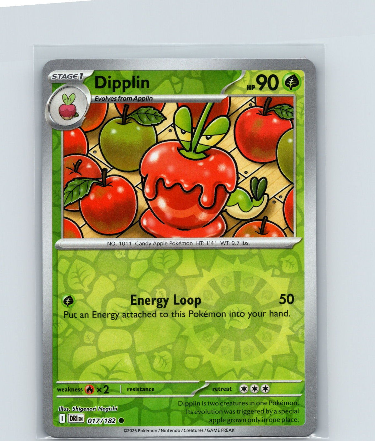Dipplin Reverse Holo Common SV10: Destined Rivals 017/182 NM