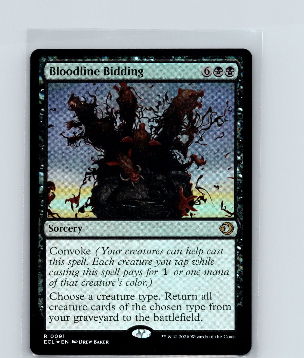 Bloodline Bidding Foil R Lorwyn Eclipsed 91 NM