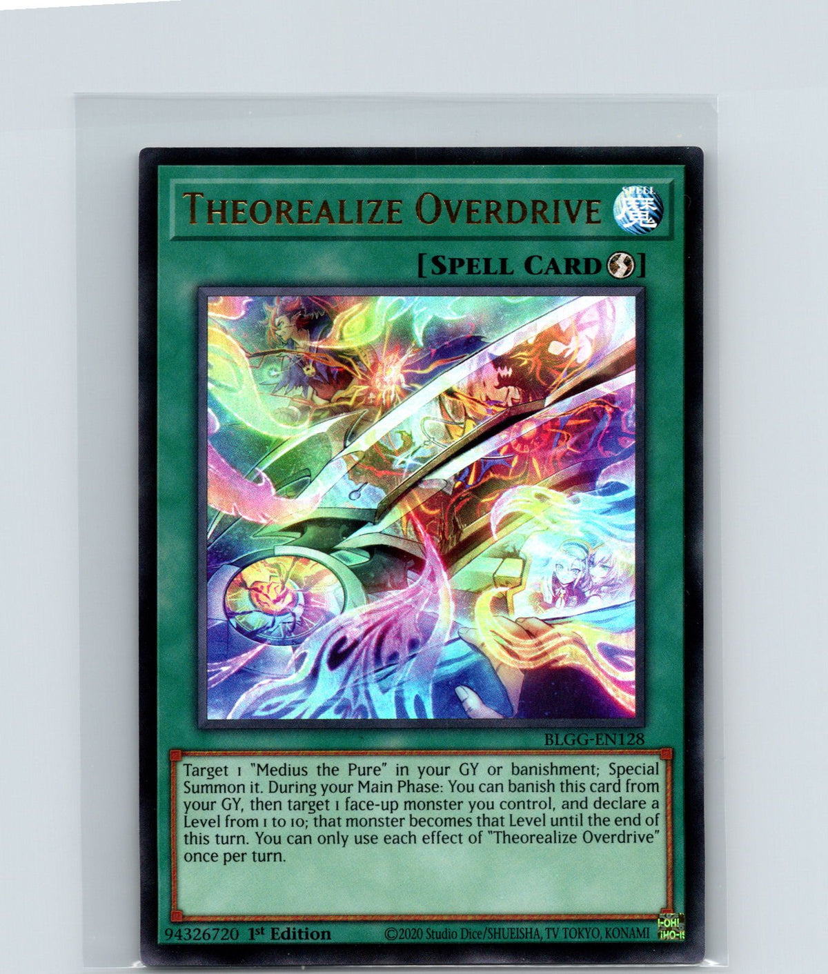 Theorealize Overdrive 1st Edition Ultra Rare BLGG-EN128 NM