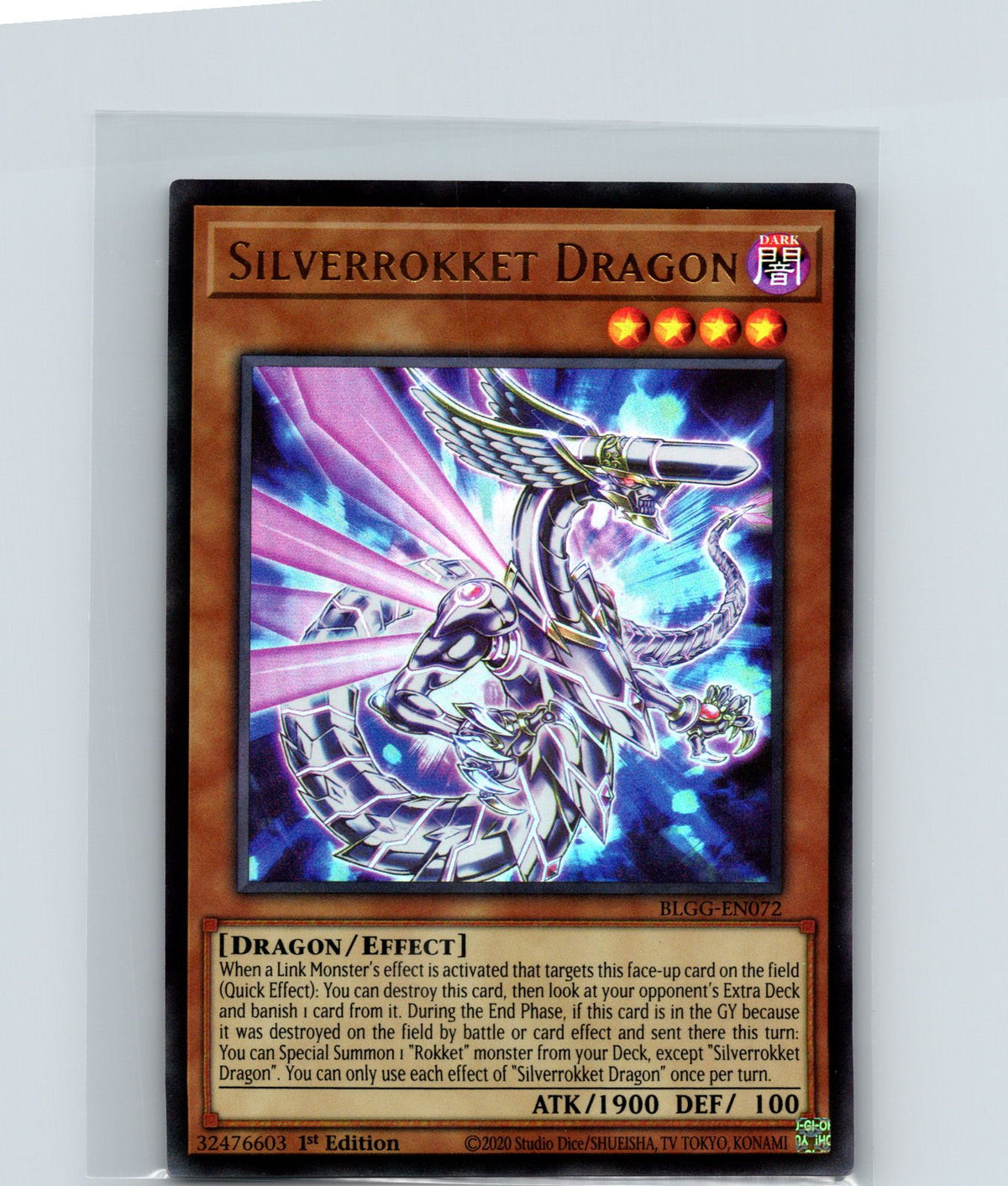 Silverrokket Dragon 1st Edition Ultra Rare BLGG-EN072 NM