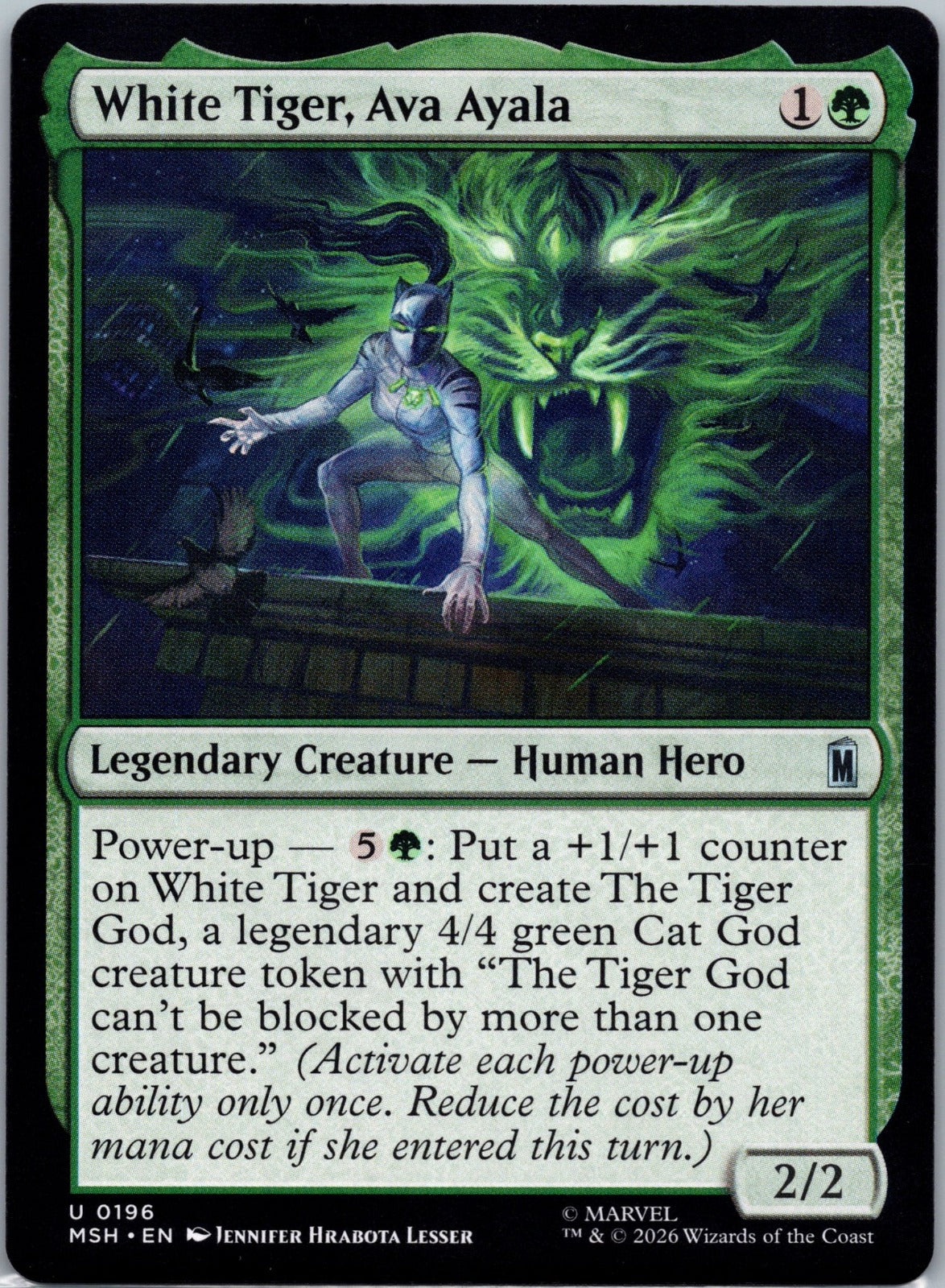 White Tiger, Ava Ayala U Marvel Super Heroes 196 NM