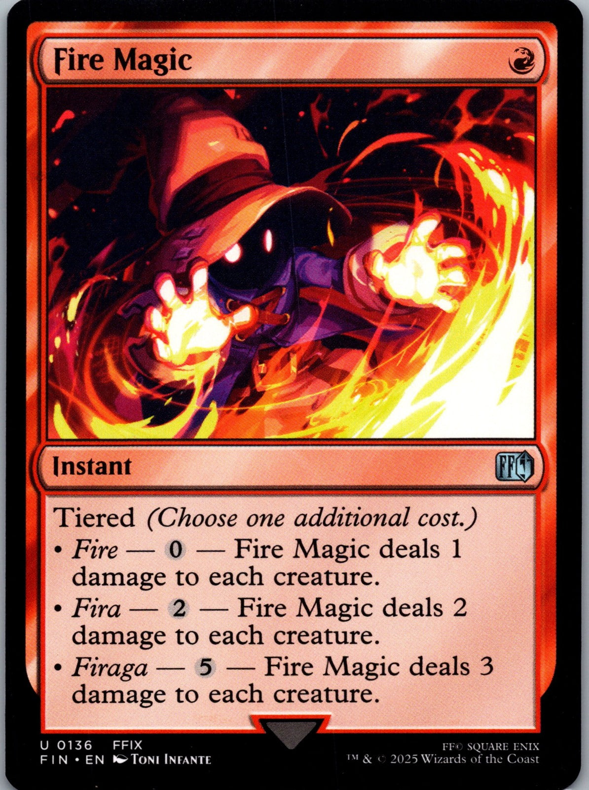 Fire Magic U FINAL FANTASY 136 NM