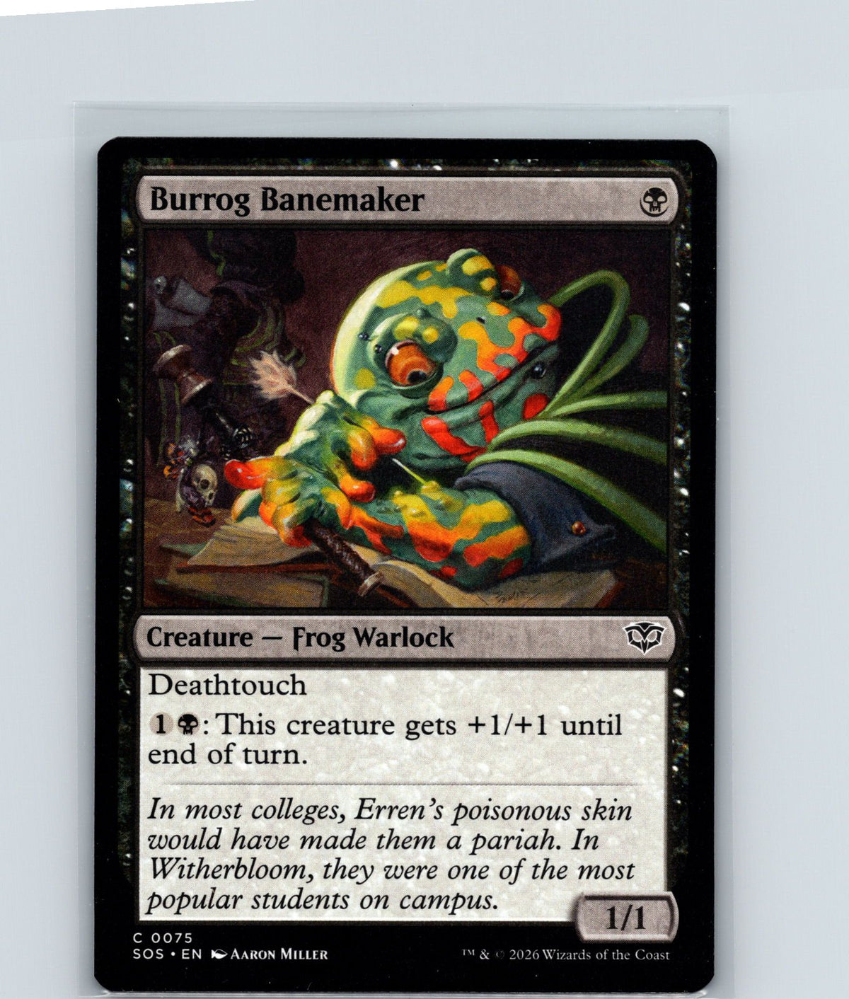 Burrog Banemaker C Secrets of Strixhaven 75 NM