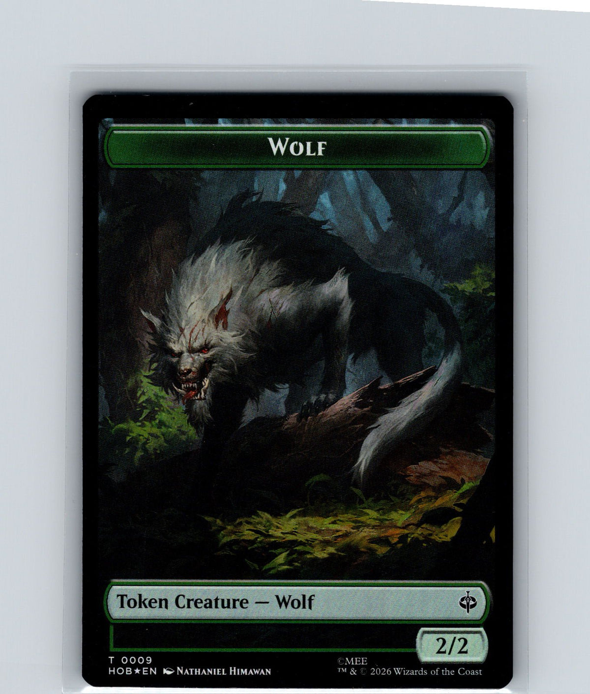 Goblin Army (0003) // Wolf Double-Sided Token Foil T The Hobbit 3 // 9 NM